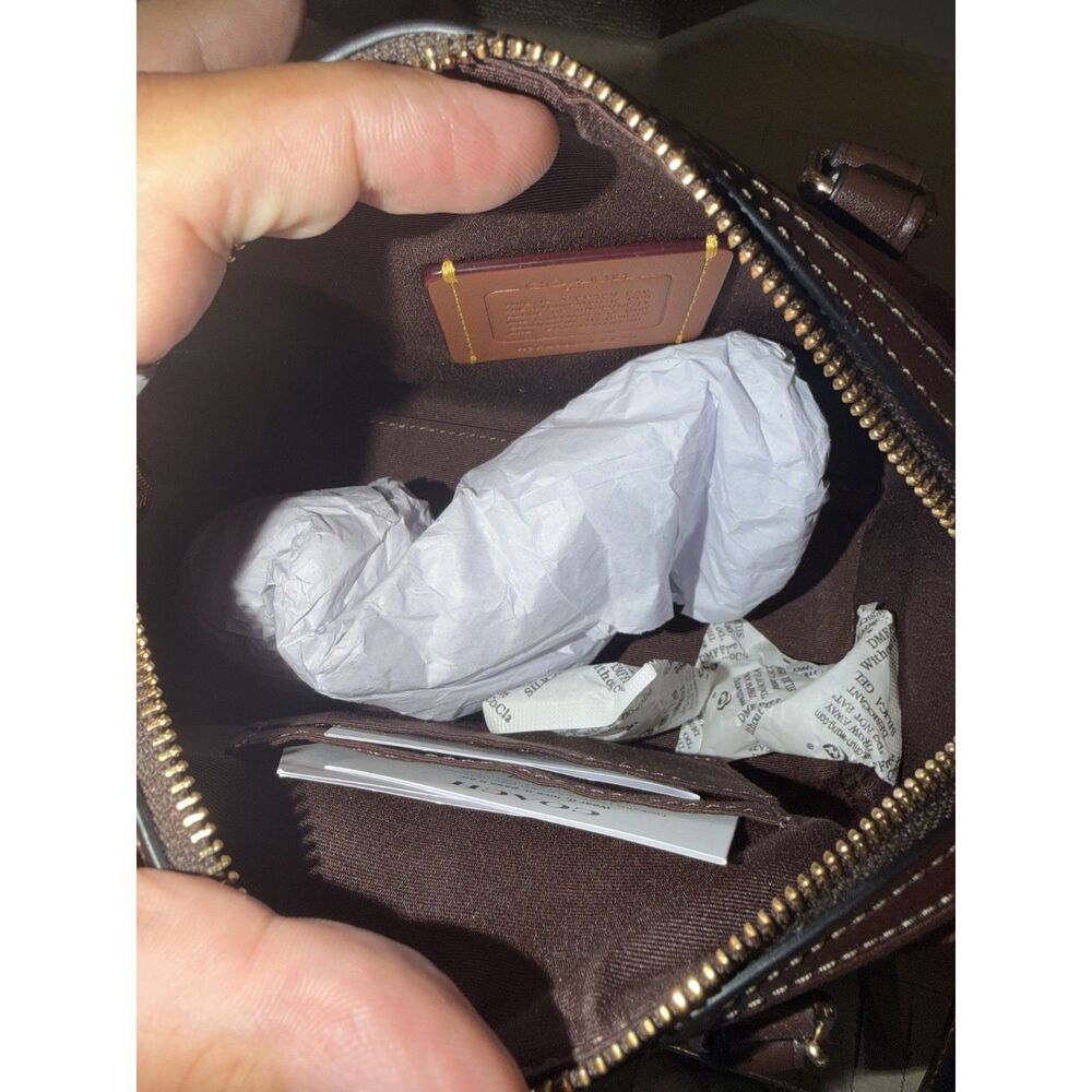 Mini Rowan - Coach - Chocolate Brown Suede - Picture 5 of 5